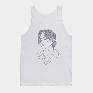 V BTS Fan Art Bangtan Boys Tank Top